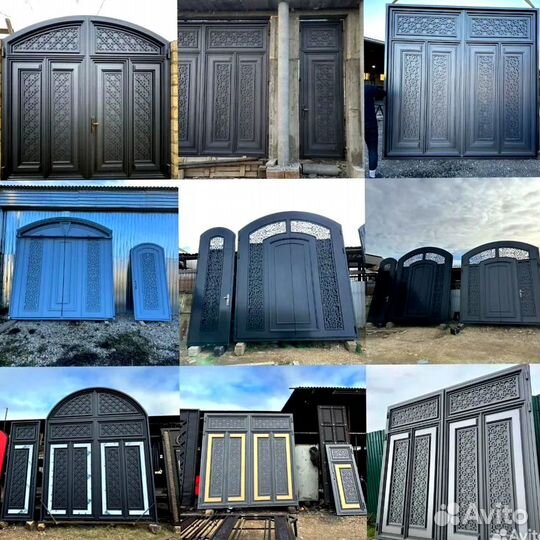 Ворота белые на заказ