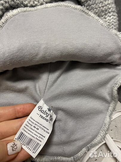 Зимний шлем на девочку 46-48