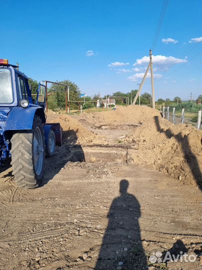 Услуги трактора погрузчика