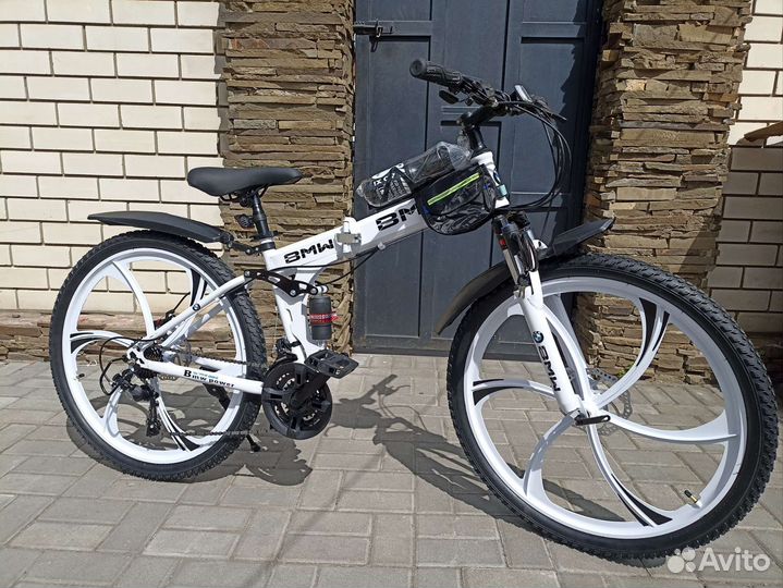 Новый складной велосипед 26 литые диски