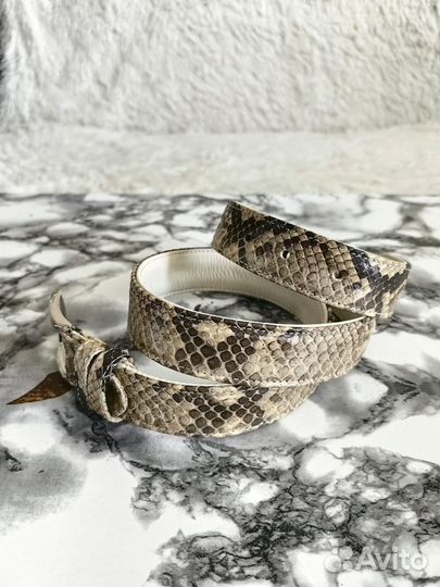 Ремень из змеи (кожа питона)