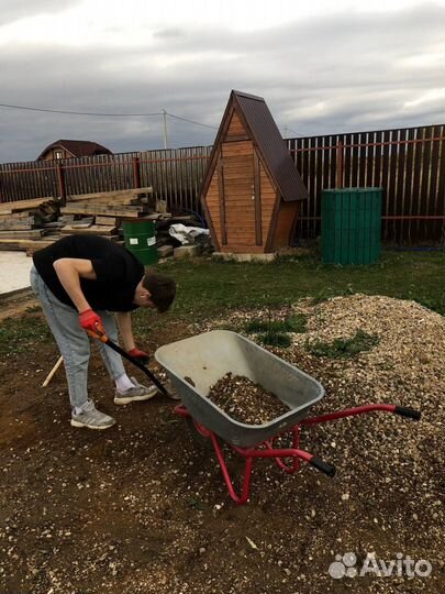 Разнорабочие, Грузчики, Уборка строительного мусор