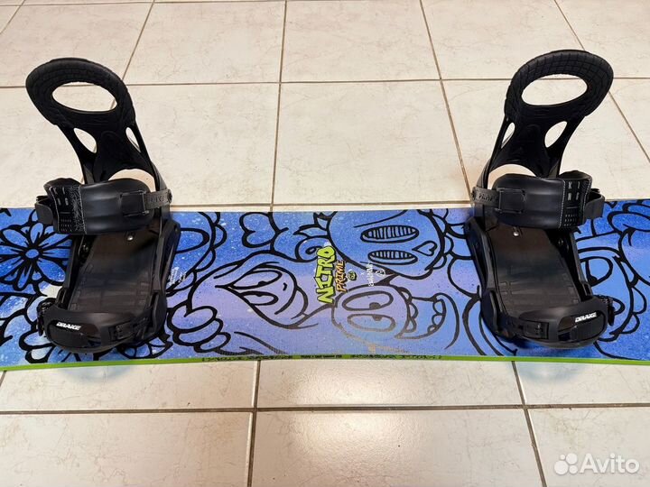 Мужской сноуборд комплект Nitro - 158 + Drake - L