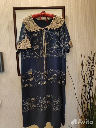 Платье летнее лен