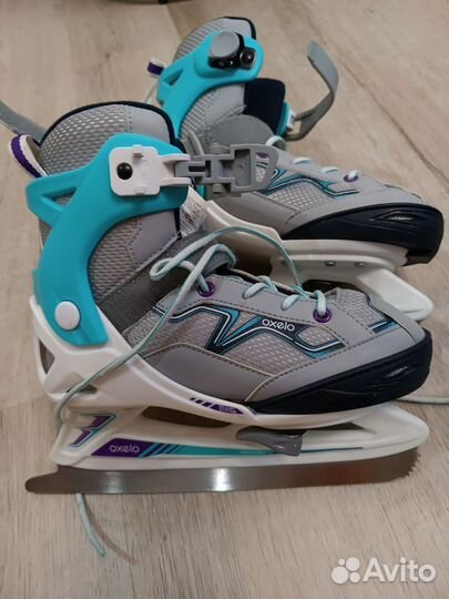 Коньки, лыжи под сапоги, лыжные ботинки