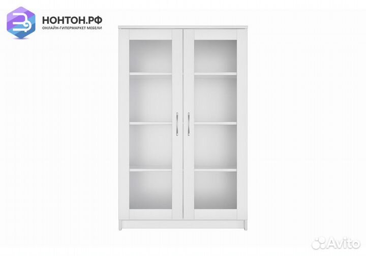 Шкаф-витрина Сириус белый