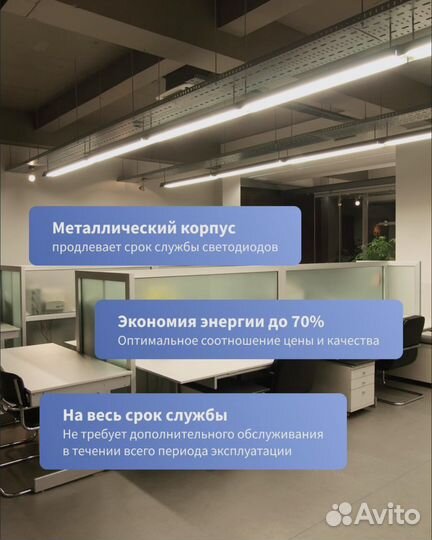 Светильники светодиодные 40вт