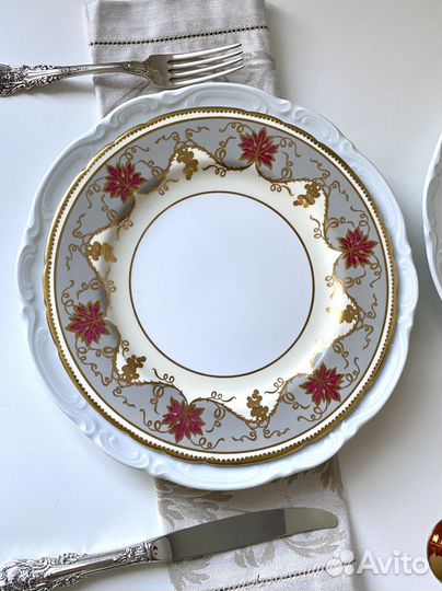 Тарелки Англия Aynsley 24см 1939г
