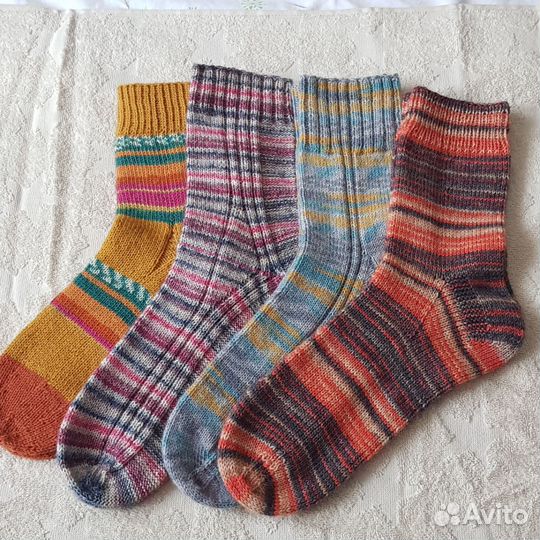 Носки вязаные ручной работы женские