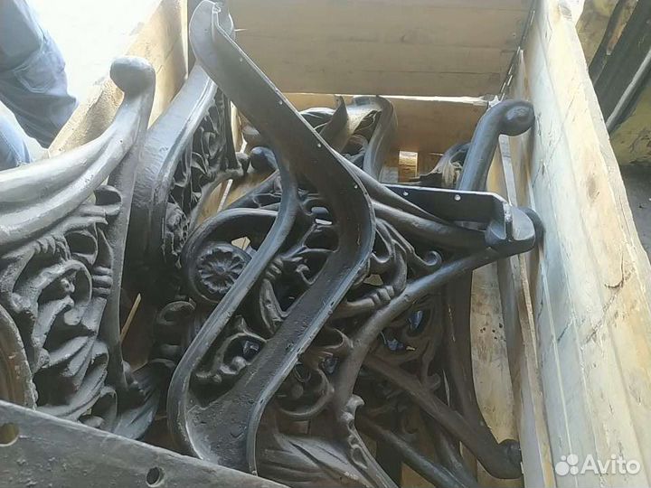 Чугунные боковины опт Парковая тишь 120кг