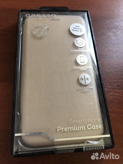 Новый чехол - книжка Huawei Honor 7c pro, 5.99