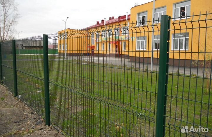 Сетка для забора 3д