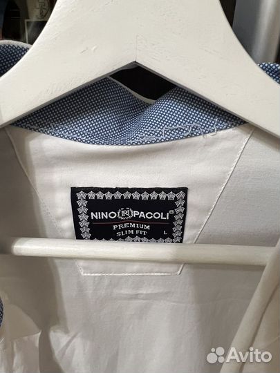 Рубашка Nino pacoli premium slim fit размер L