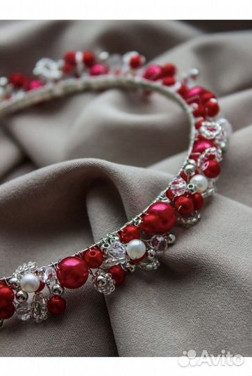 Ободок ручной работы украшение