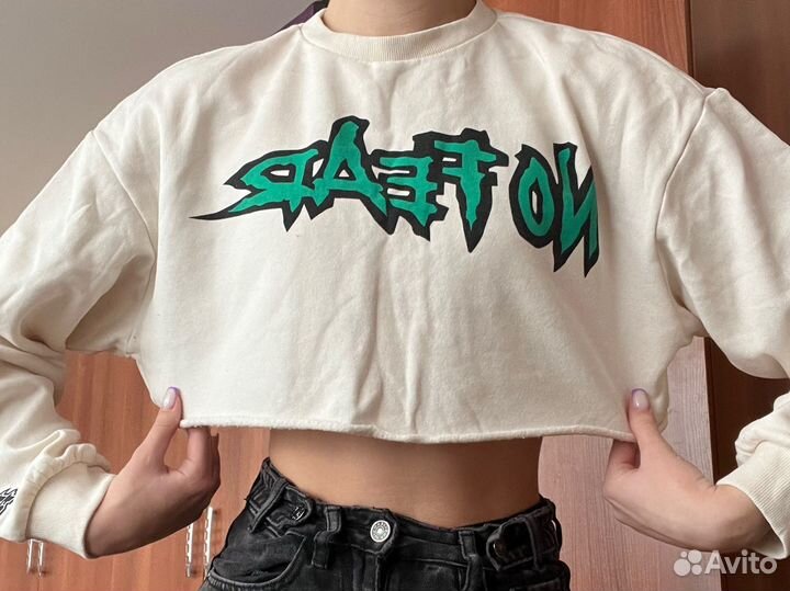 Кроп топ y2k H&M