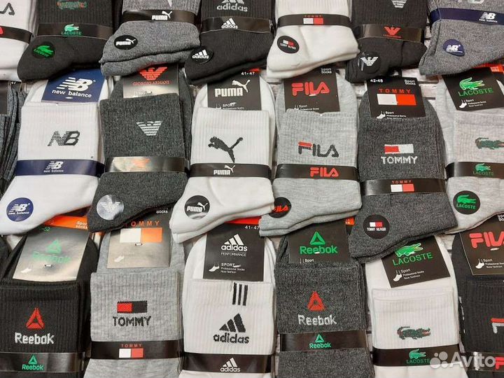 Носки Nike Adidas Puma Reebok