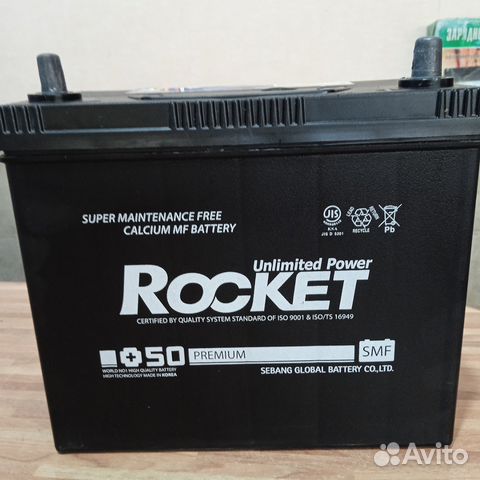 Аккумулятор корейский Rocket SMF 75B24L купить в Челябинске SEBANG ...