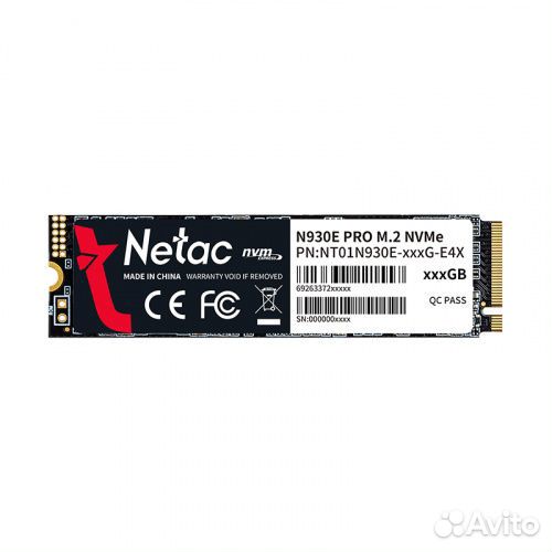 Внутренний SSD Netac N930E Pro на 512GB