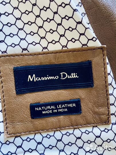 Новая кожаная куртка Massimo Dutti M