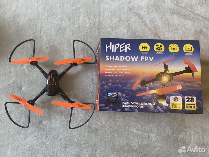 Квадрокоптер hiper shadow fpv