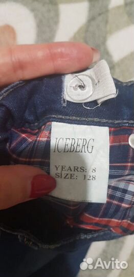 Джинсы iceberg 128 (8лет)