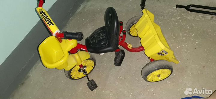 Детский Трехколесный велосипед jaguar