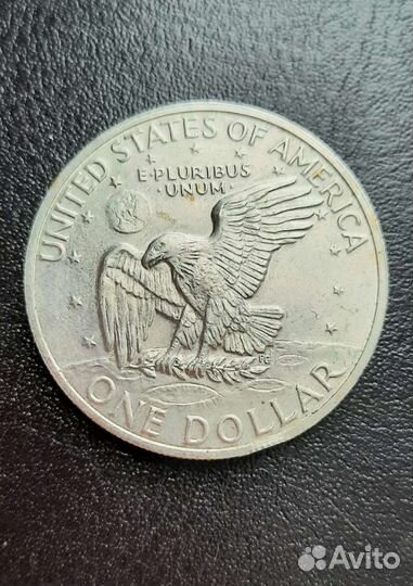 1 доллар США 1972 года S серебро