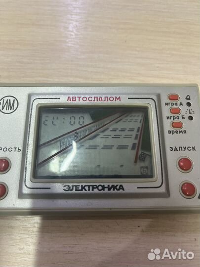 Игра Электроника Автослалом СССР Игрушка Гонки