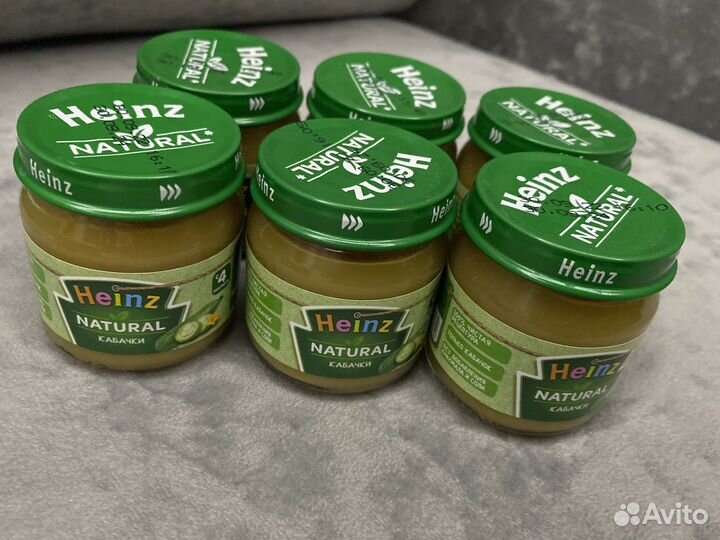 Детское питание, овощные пюре агуша, хайнц