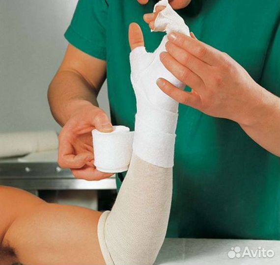 Вата под гипс