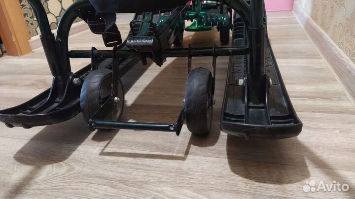 Снегокат с колесами Nika тимка