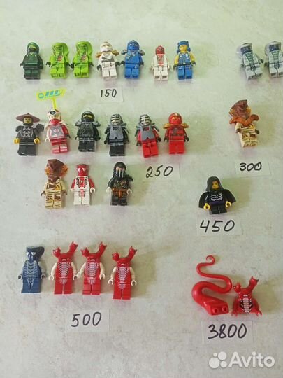 Lego Ninjago оригинал мини фигурки