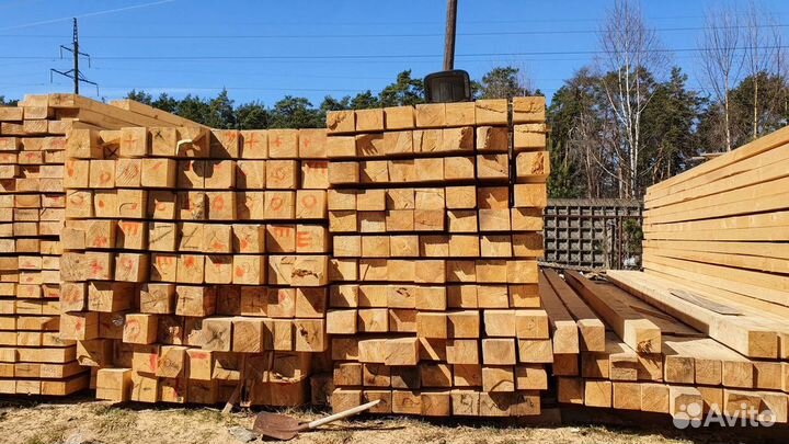 Доска обрезная 25х100х6000 мм 1й сорт с доставкой