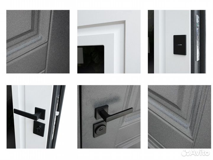 Стальная дверь с зеркалом от производителя