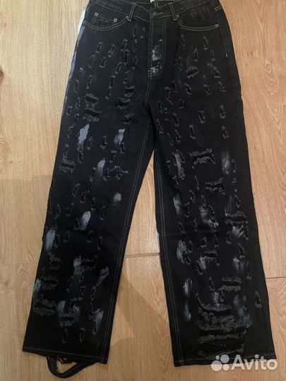 Джинсы balenciaga destroyed