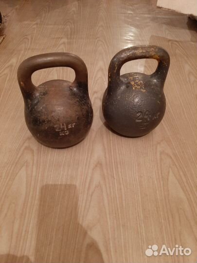 Гиря 24 кг СССР