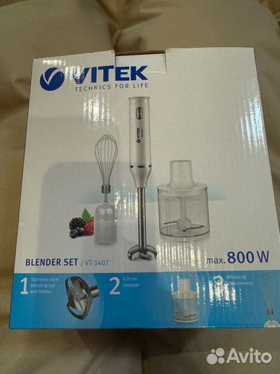 Погружной блендер vitek VT-3407