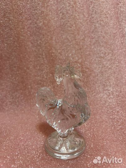 Статуэтка петушок хрусталь