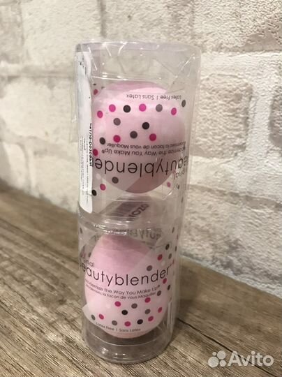 Набор 2шт спонж для макияжа