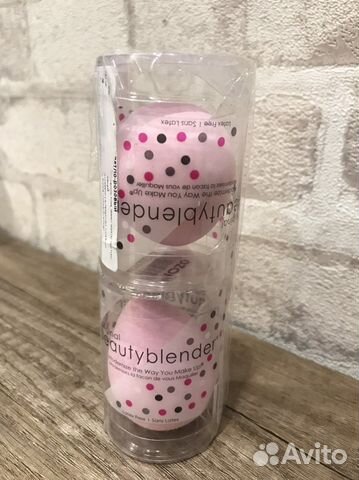 Набор 2шт спонж для макияжа