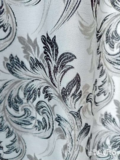 Шторы комплект + карниз