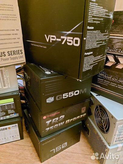 Бп 500-750w Corsair Thermaltake Aerocool модульные