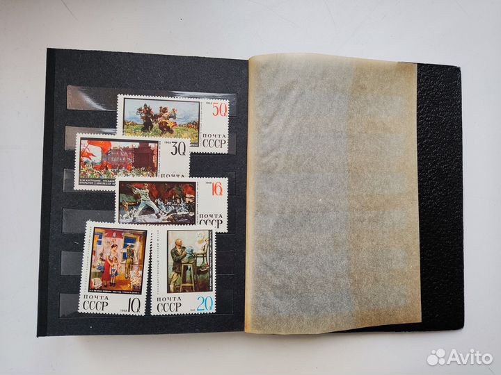 Альбом с марками СССР 60-е годы