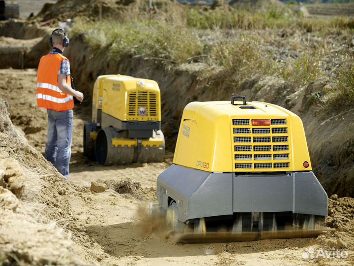 Аренда виброплита Wacker Neuson 1.3т с оператором