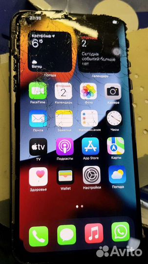 Замена стекла iPhone X Xs Samsung