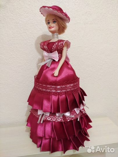 Шкатулка-кукла, кукла Барби с сюрпризом