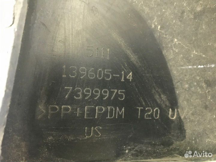 Юбка (накладка) бампера перед. BMW X3