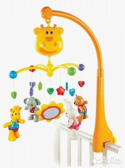 Мобиль музыкальный детский над кроваткой