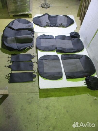 Чехлы сидений Hyundai Solaris 1 Kia Rio 3 Хэтчбек