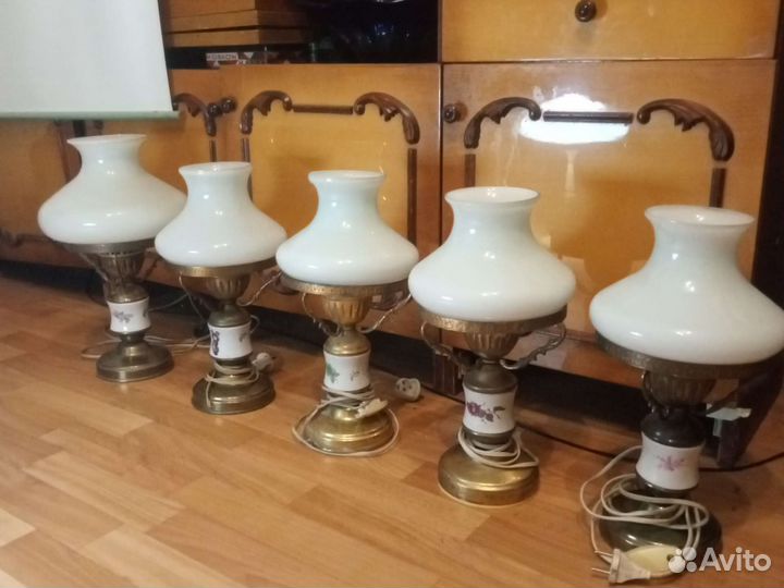 Лампа настольная и бра СССР